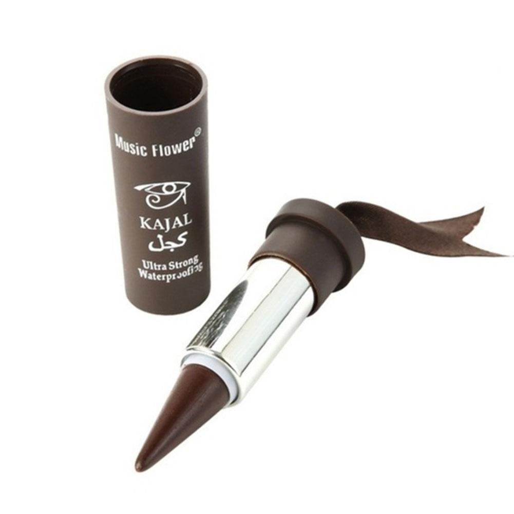 Linman New model 1PC Black Tube Lipstick-style Ribbon Eyeliner Black LinerSales promotion Lasting Pen Lasting Portable Eye Natural Long Cream Waterproof P6T7