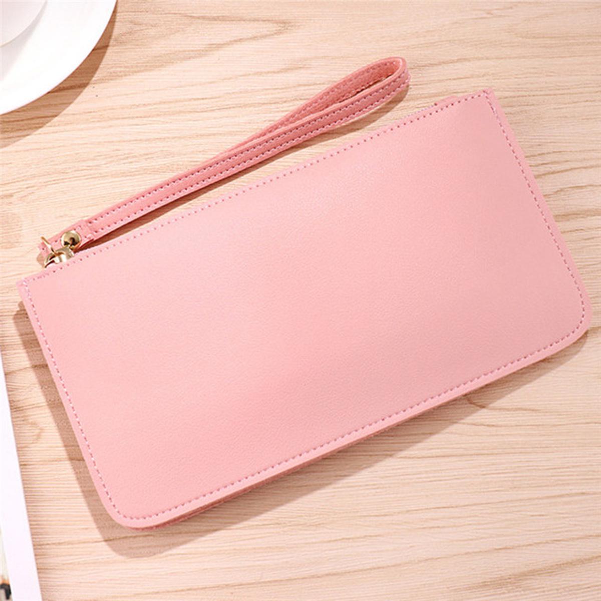 2022 New Brand Leather Wallets Women Long Zipper Coin Purses Design Clutch Wallet Female Money Credit Card Holdere