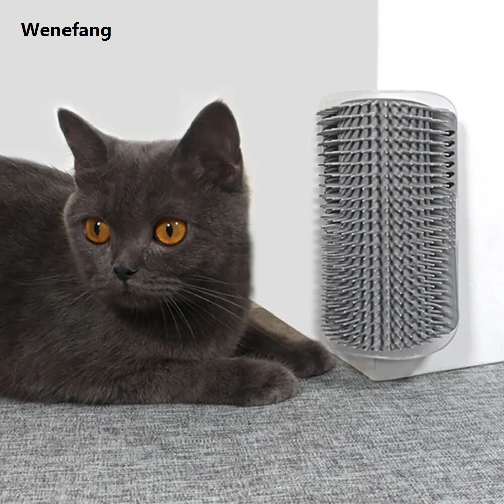 Wenefang transparent bag Massager for Cats Pet Products Pets Goods Brush Remove Hair Comb Grooming Table Dogs Care Royal Canin Accessories Things Strip