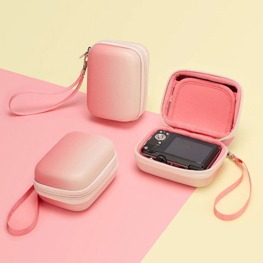 Portable PU Digital Camera Bag Mini Anti-shock Camera Accessories Lightweight Water-Resistant Storage Bag for Sony ZV-1 ZV-1II ZV1 ZV-1M2 ZV-1F RX100 M7 M6 Canon G7 X Mark III G9X G7X II