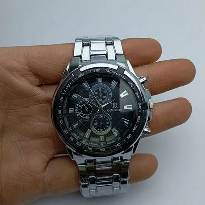 White Dial Round Shape Watch For Men