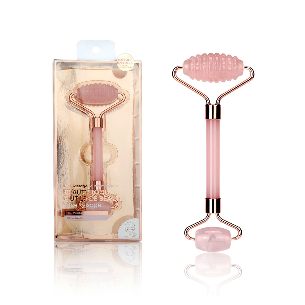 Miniso Pink Pearl Series Dual-Sided Roller Massager Jade Roller