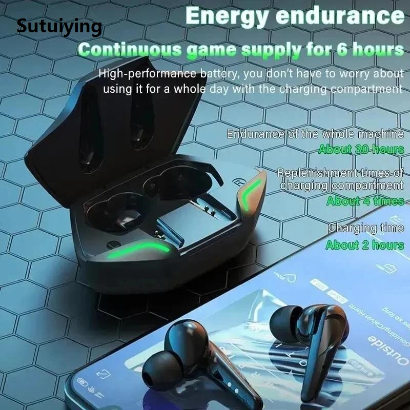 Sutuiying TWS G11 Wireless Earphones Outdoor Sports Wireless Headset Gaming Bargain price Earbuds Esports Headphones Listening Music Universal for Phone