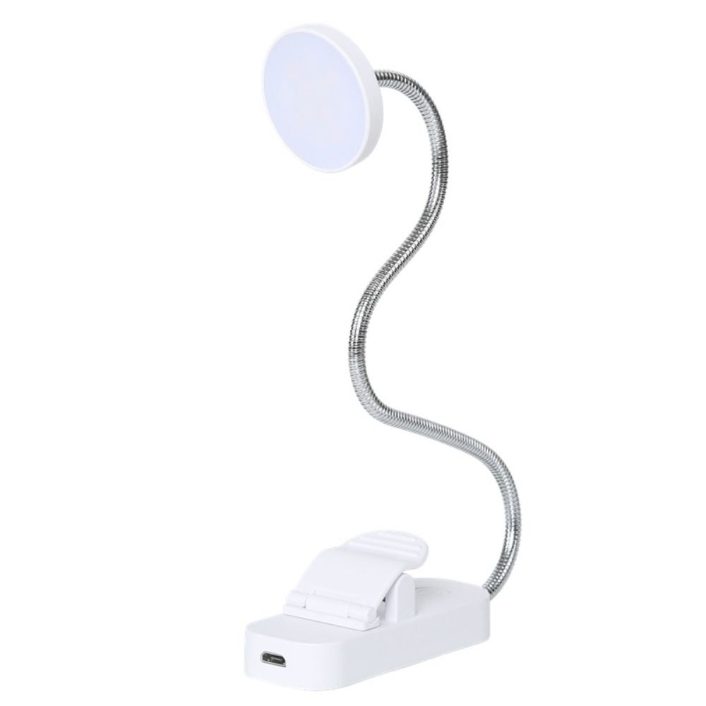 Bedside Lamp 3 Color Modes Mini Clip-on Aquarium Lamp Adjustable Waterproof Fish Clip Lamp Energy Saving Touch Dimming Tabletop Reading Lamp Home Decorations