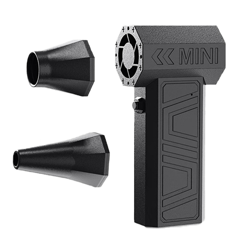 High Power Turbofan Violent Jet Fan 90000RPM Cordless Air Black