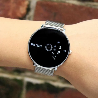 Paidu P13 Turnable Dial Round Shape Stainless Steels Fashionable Watch For Unisex