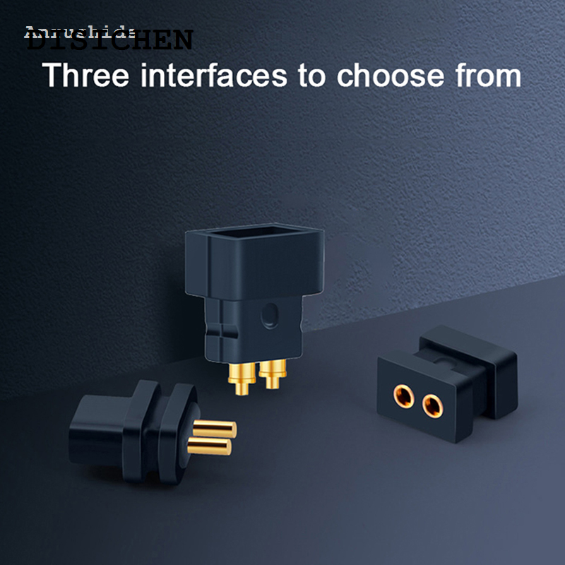 DISICHEN Bargain price Anrushide 2 Pcs 0.78 Double Needle Socket UE QDC Custom Diy Earphone Repair Profesional Flat/Convex/Notch Female Socket Compatible 0.7-0.8 Male Pin