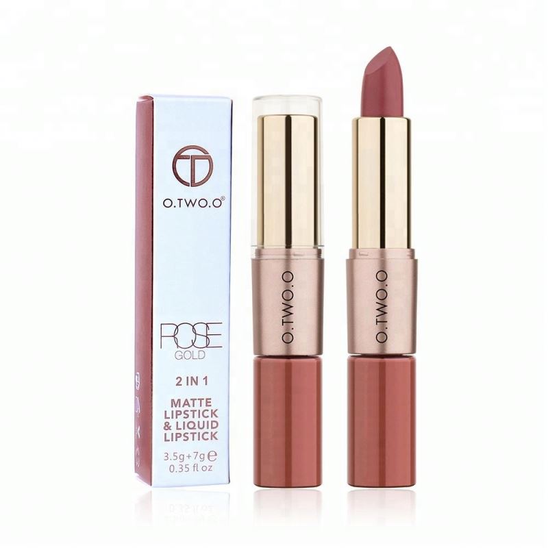 Hot Product O.TWO.O Waterproof 12 Color Matte Liquid High Pigmented Long Lasting Lipstick