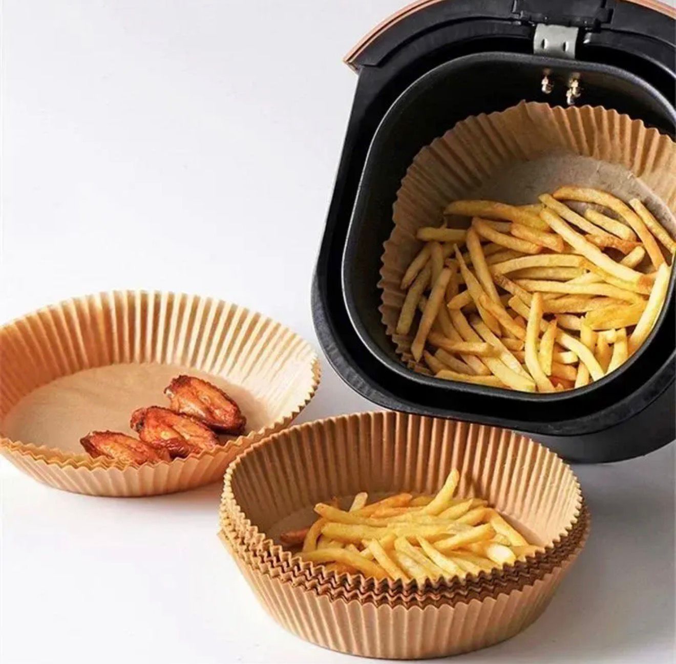 JJYY Air Fryer Disposable Paper Non-Stick Airfryer Baking Papers Round Air-Fryer Paper Liners Paper Kitchen Accessories