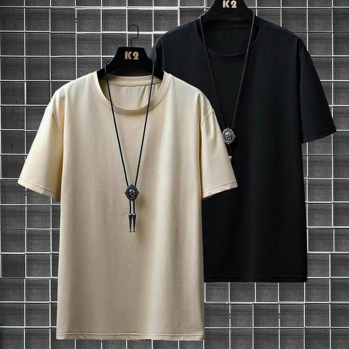 Combo of 2 Round Neck T Shirt For Men