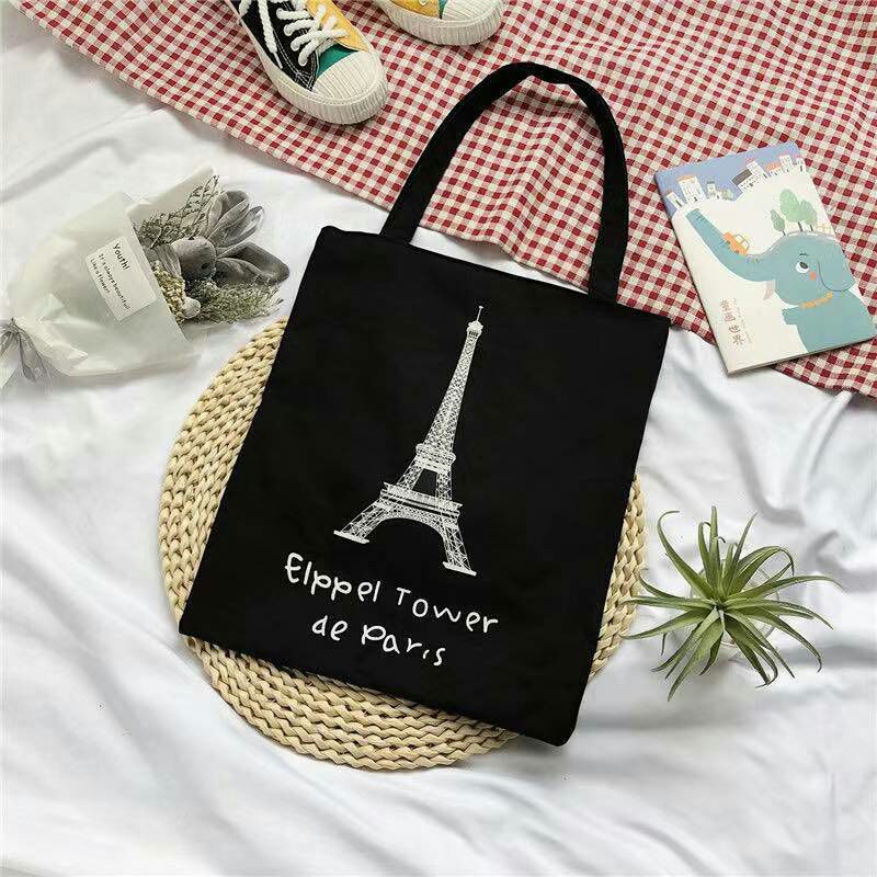 # 21126Korean Animal Cartoon Cute Tote Bag with Zipper/ Handy/ COD VJIQ