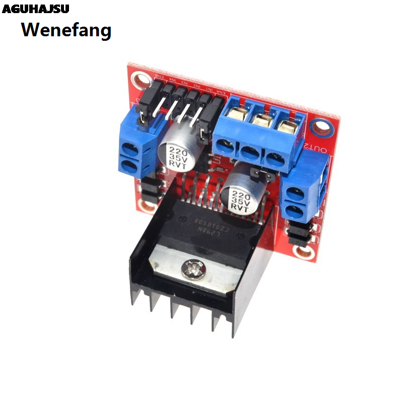 Wenefang 1pcs L298N driver board module L298 stepper motor 2025 New smart car robot breadboard peltier High Power