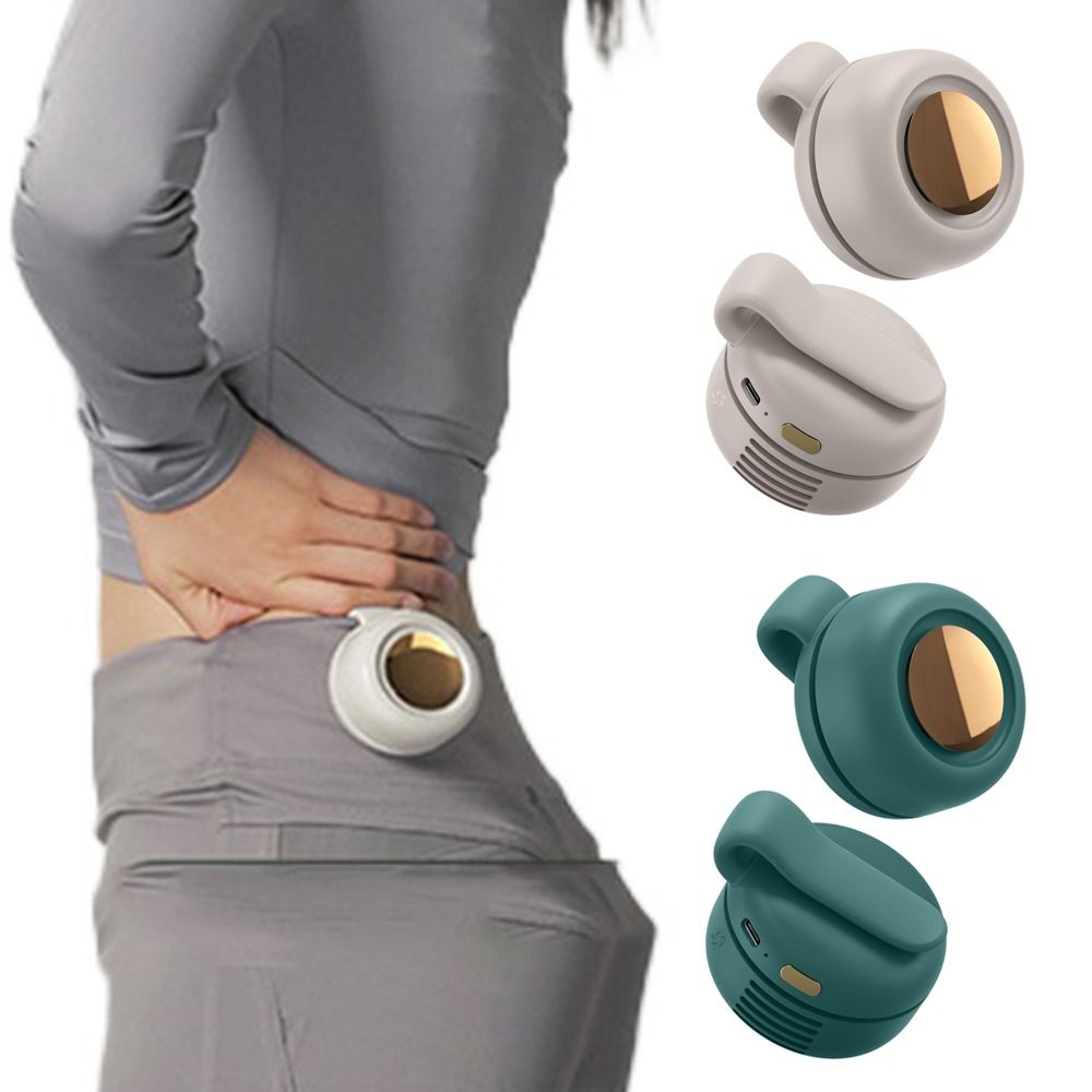 Easy To Carry Multifunctional Mini Whirlwind Hands Free Silent Waist Clip Fan Strong Wind Portable Powerful Body Cooler Outdoors