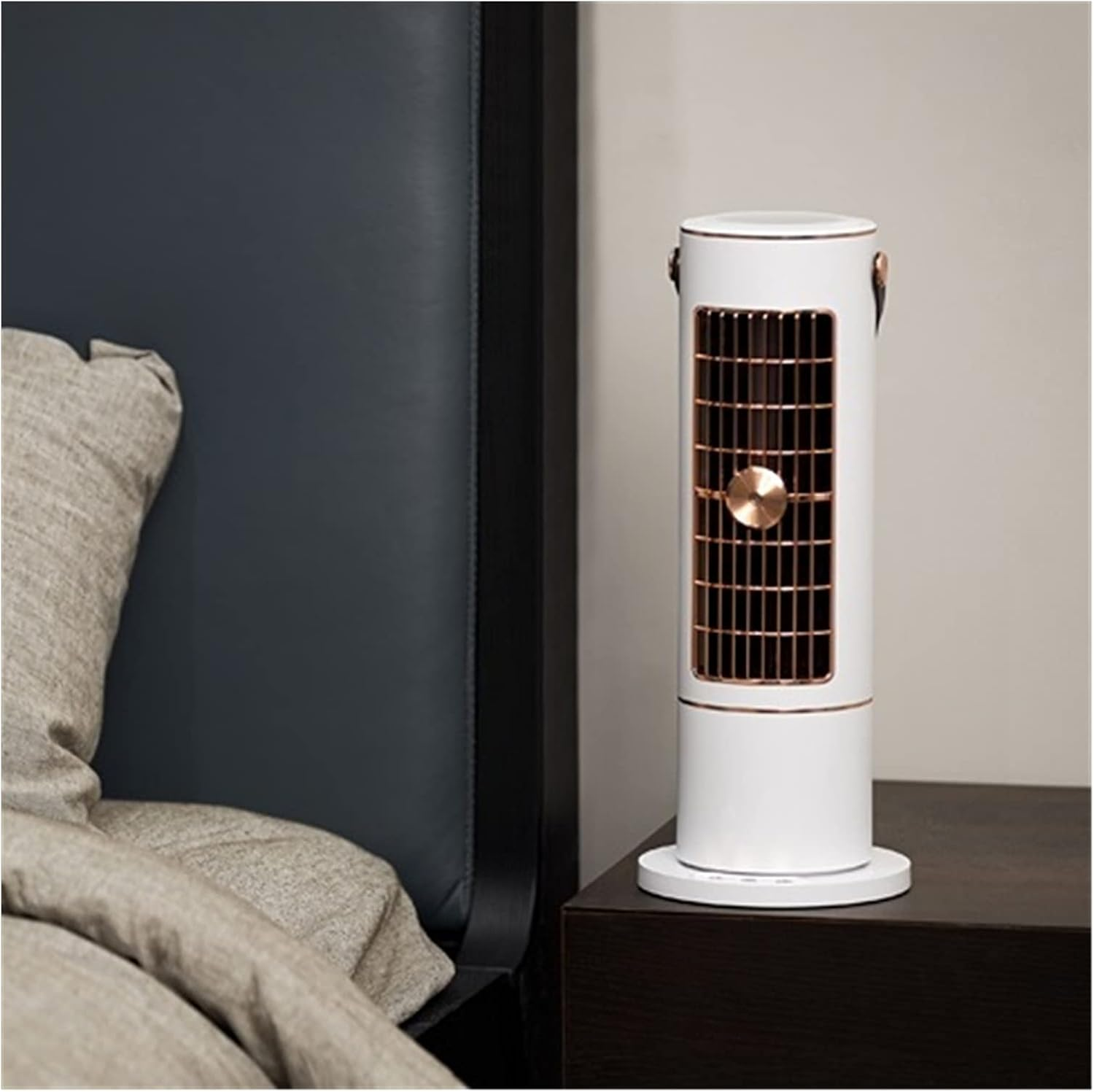 ElectraByte Portable Air Conditioning Fan Shaking Head Mini Cooler Floor Standing Fan USB Powered With 3-Speed Adjustable Powerful Personal Fan Cooler With Low Noise Automatic Head Shaking For Home Office Bedroom
