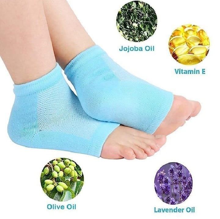 Pain Relief And Cracked Heel Repair, Moisturizing For Foot Care And Heel Cracks - Gel Socks