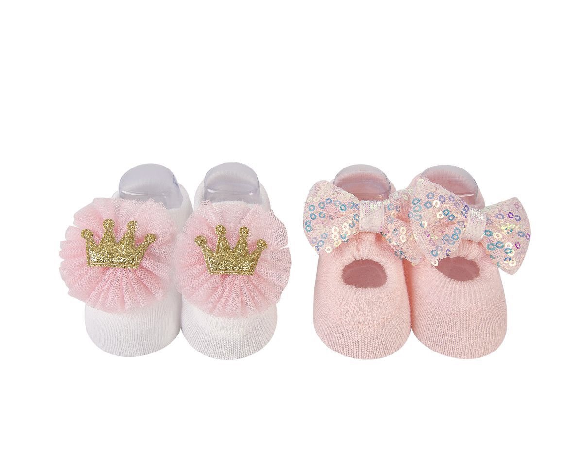 MoonCare - Baby Girl 2 Pair Cute Princess Socks