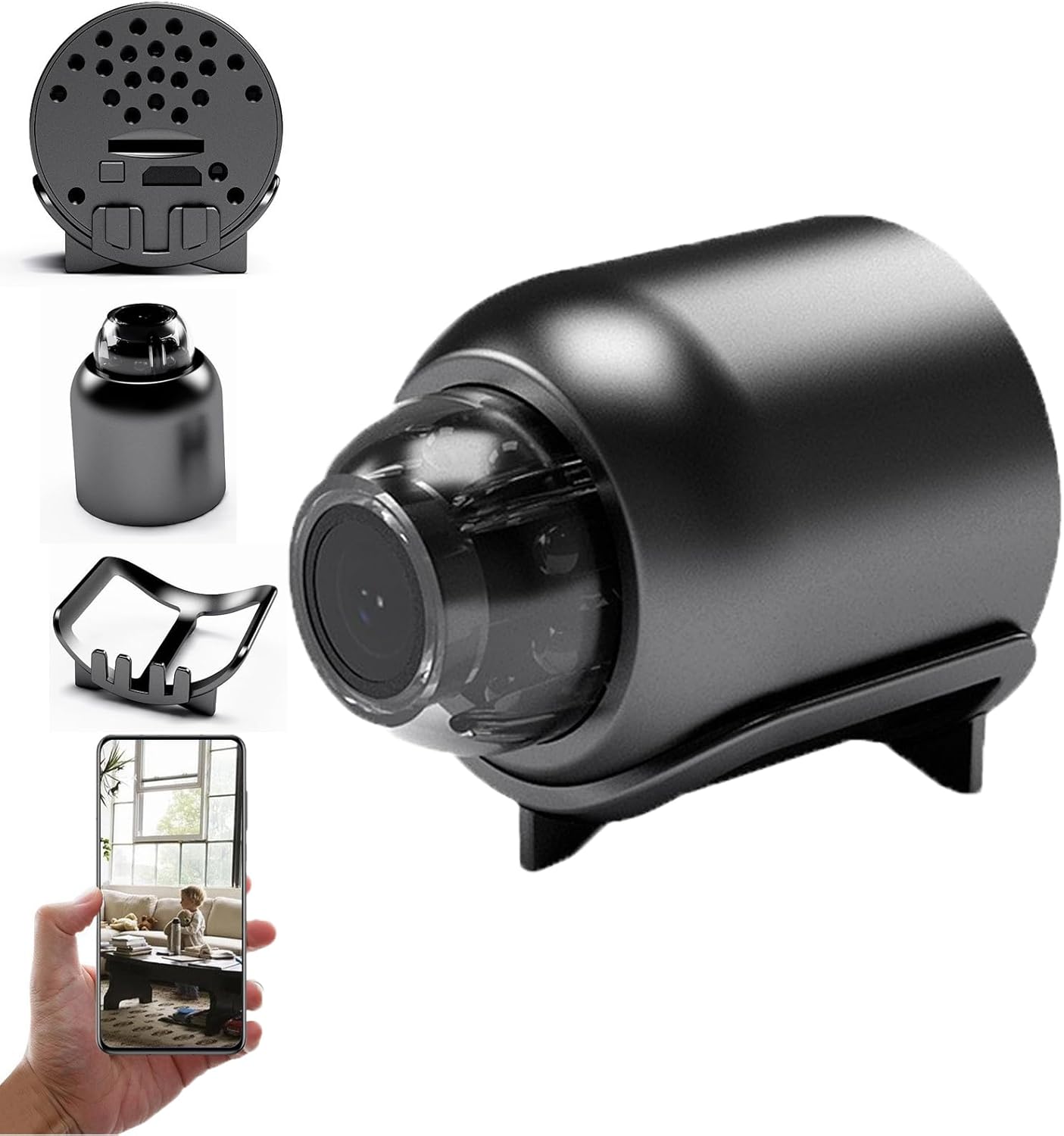 x5 Mini IP Camera WiFi 1080P HD Wire Security Camera Remote Recorder for Smartphone