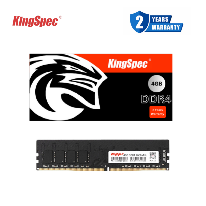 Kingspec DDR4 4GB 2666MHz Desktop RAM With 2 Years Warranty