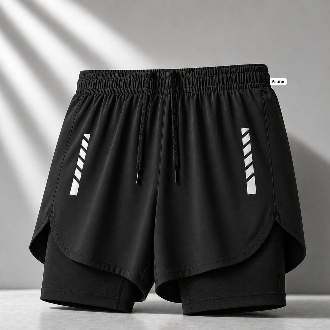 Men Running Gym Compression Shorts with Inner Tights | Gym Sports Shorts