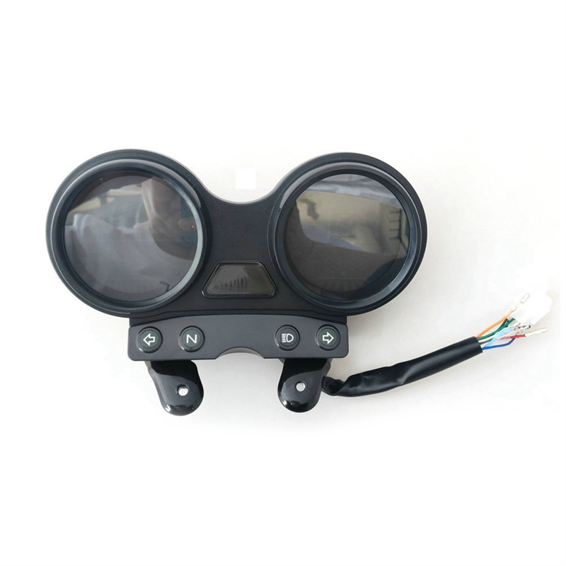 Digital LCD Odometer Speedometer for YBR 125 with Mobile USB Charge RPM Dashboard