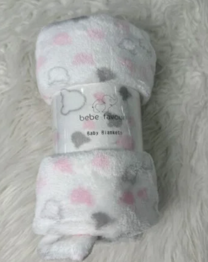 Bebe Favour Baby Wrapping Blanket (Design May Vary) | Soft Newborn Swaddle | Warm & Comfortable