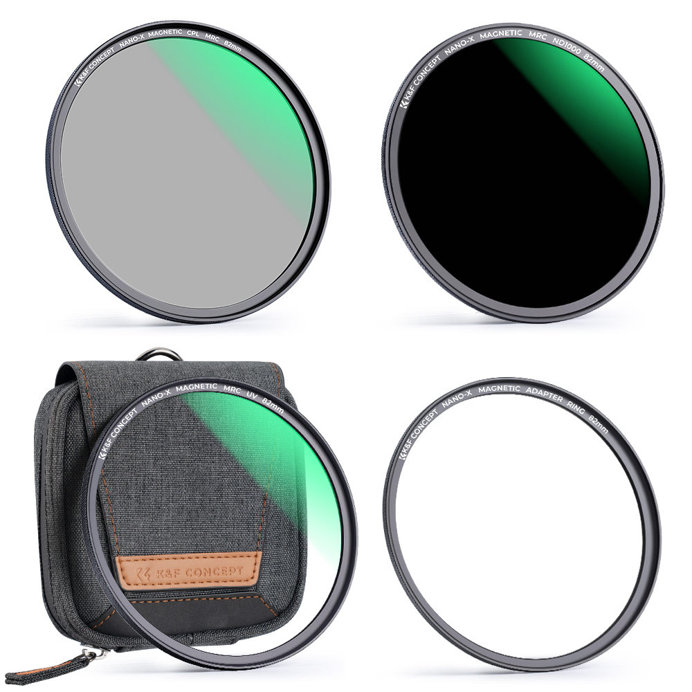 New models on sale K F Concept Magnetic Filter Kit ND1000 MC UV CPL Ultra Slim filter Camera Lens and Filter Bag 62mm 67mm 72mm 77mm 82mm 86mm 92mm