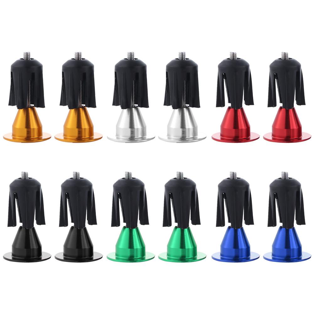 Accessories Aluminum Alloy Cycling Bike Parts Grips End Plugs Handlebar Caps Anti-slip Outdoor Handle Grips Plugs Bicycle Grip Bike Bar Ends Cap Handlebar End Caps
