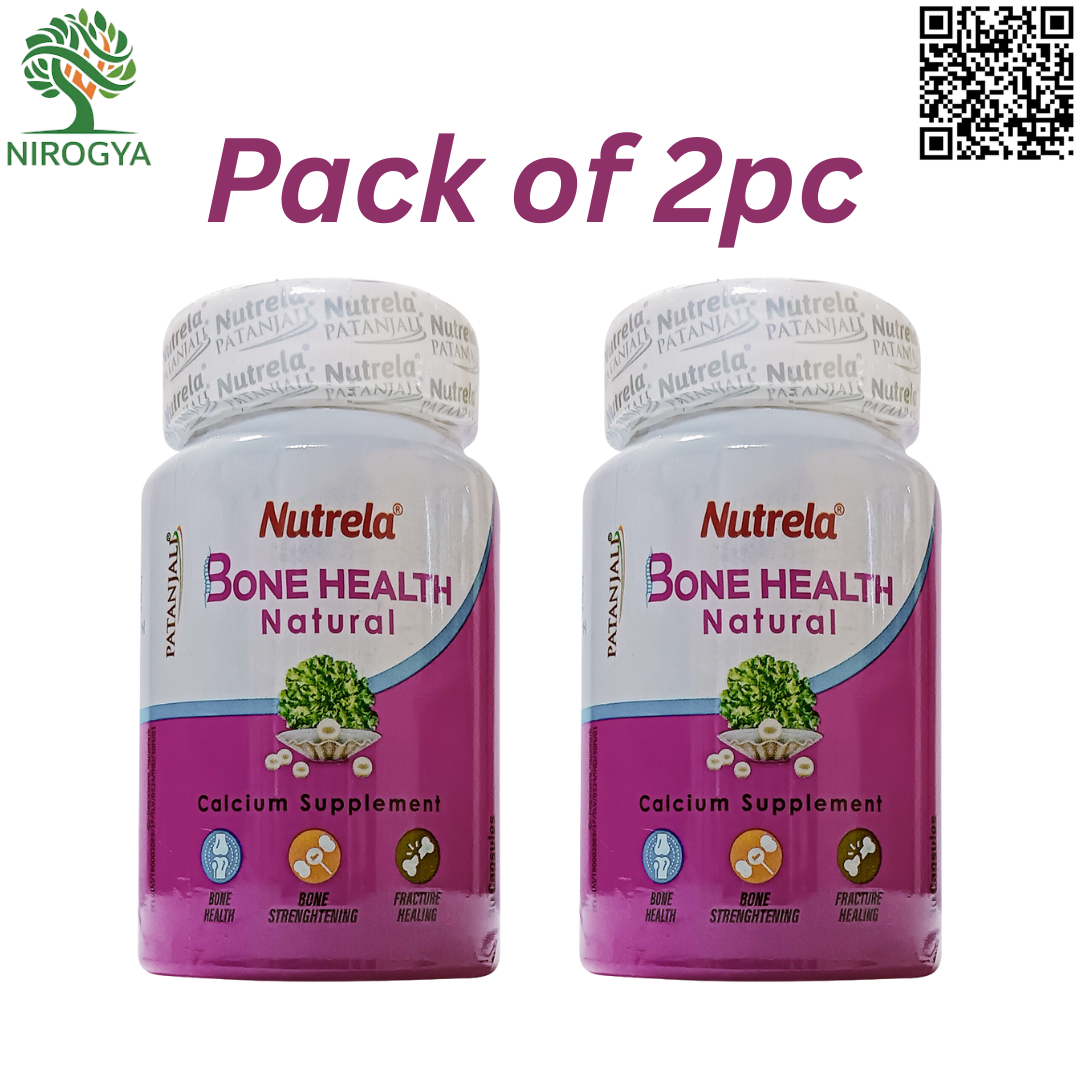 Nutrela Bone Health Natural 30 Capsules Pack Of 2pc