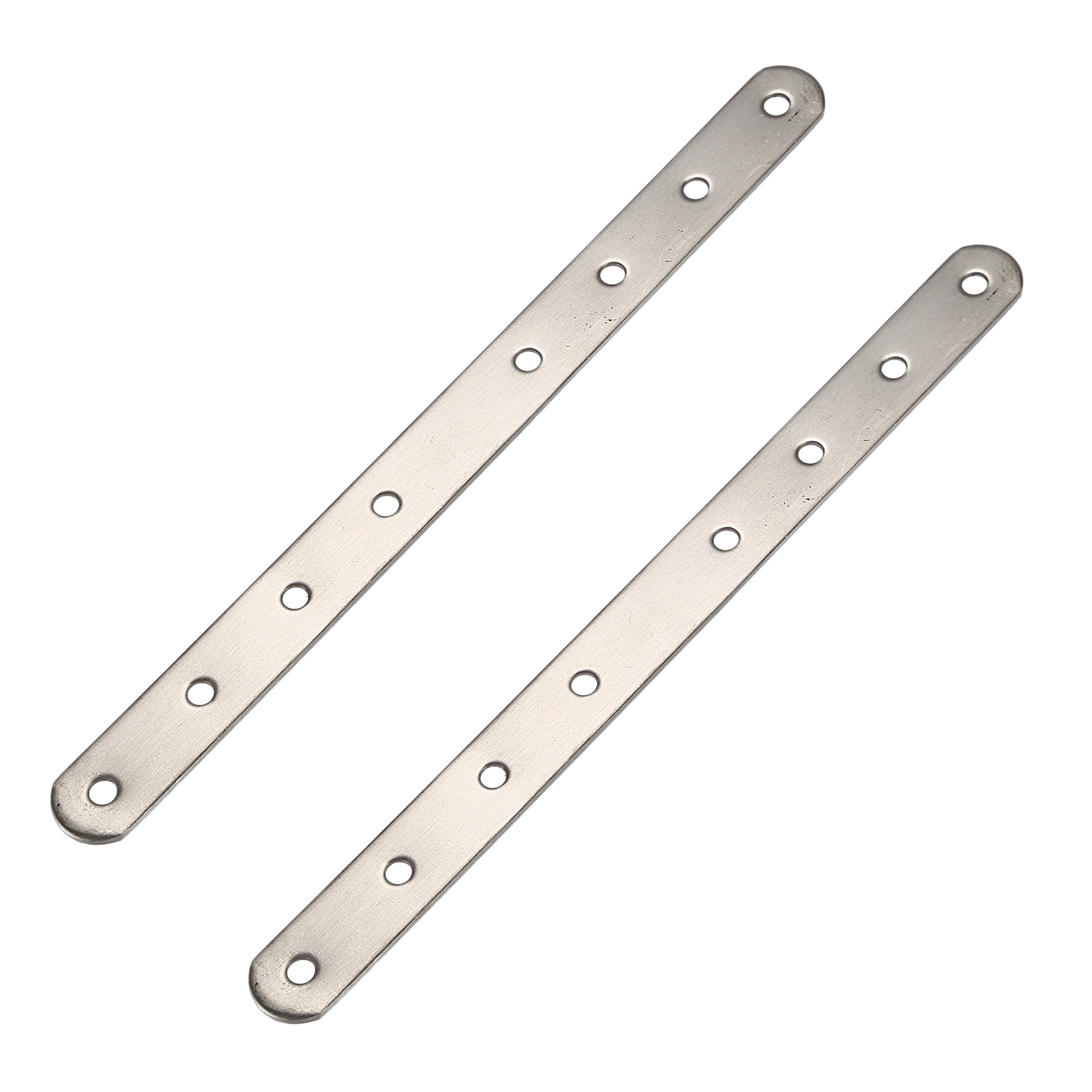 FORIDE 2X Metal 8 Holes Flat Straight Design Corner Brace Angle Bracket 250mm