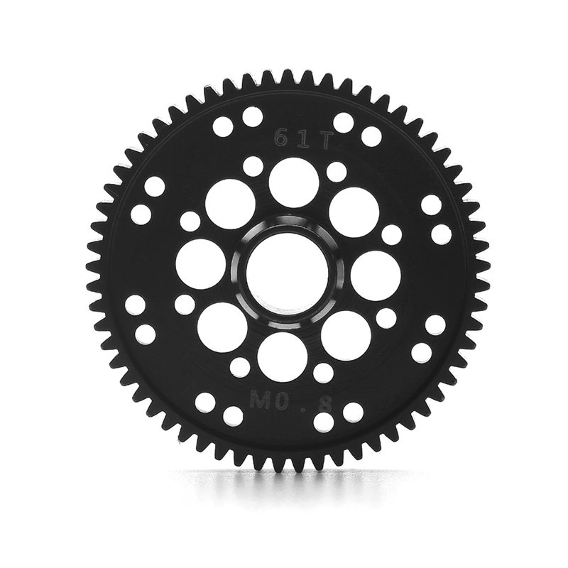 NAMUNY Steel Metal 32P 61T Spur Gear Main Gear ARA311100 for ARRMA 1/10 GORGON Truck 2WD RC Car Upgrade Parts Black