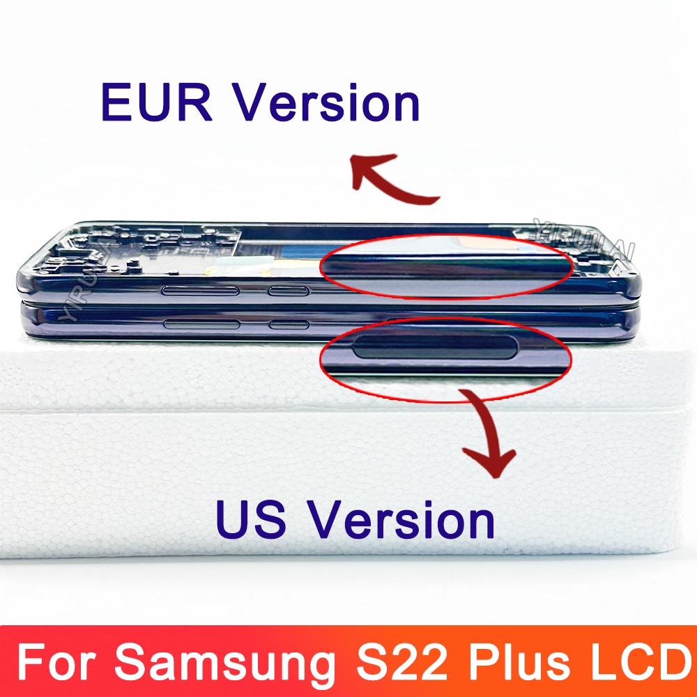 HOT Tested TFT For samsung S22 Plus Display with Frame Replacement For Samsung S22 Plus 5G S906 S906B S906U LCD Touch Screen Digital
