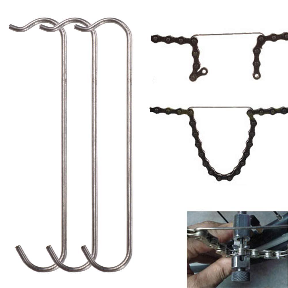 MTB Road Bike Stainless Steel Bike Chain Tool Aid Accessories Bicycle Chain Hook Connecting Accessories Bike Repair Tool