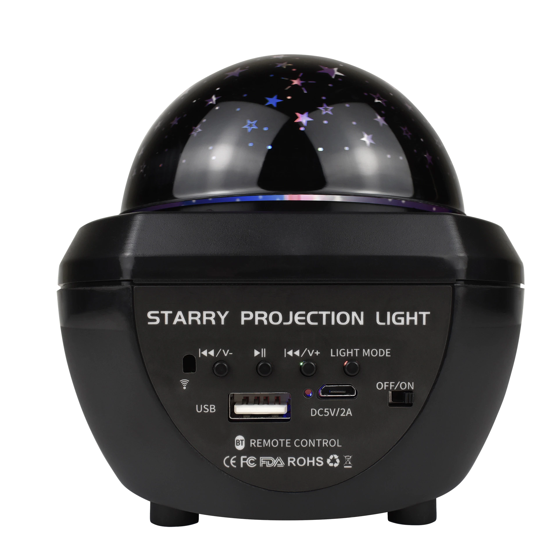 LED Star Light Projector Night Lights Rotating Star Moon Projection Christmas Lamp With Music Bluetooth Speaker For Childrens