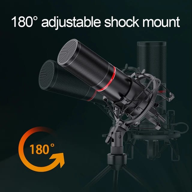 Redragon Gm300 Metal Usb Recording Microphone For Computer Studio Recording