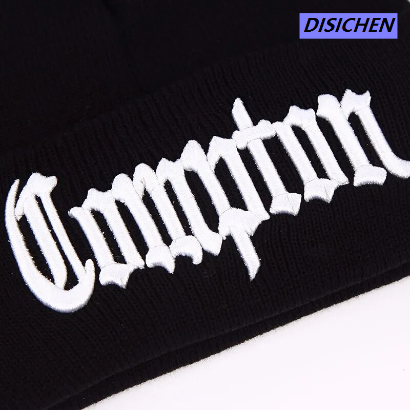 DISICHEN 【Great Selection】 Fashion West beach gangsta nwa compton winter warm fashion Beanies Knitted bonnet Skullies Caps Hip hop gorros knit Hat