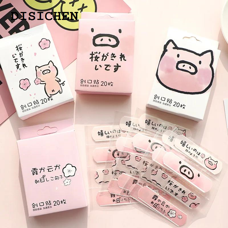 DISICHEN Original 20/Pcs Cartoon Wound Plaster Waterproof Wound Bandages Kids Bandages First Aid Cartoon Bandages Children Wound Plaster