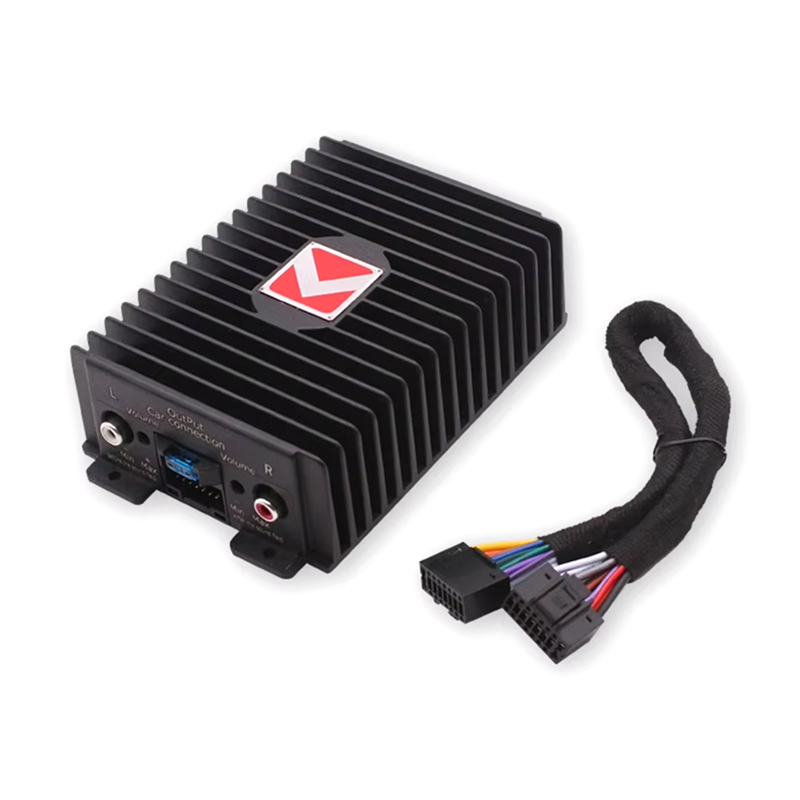 JAERBEE Professional Car Stereo Audio Amplifier - 4x80W High Power Android Compatible Sound Upgrade