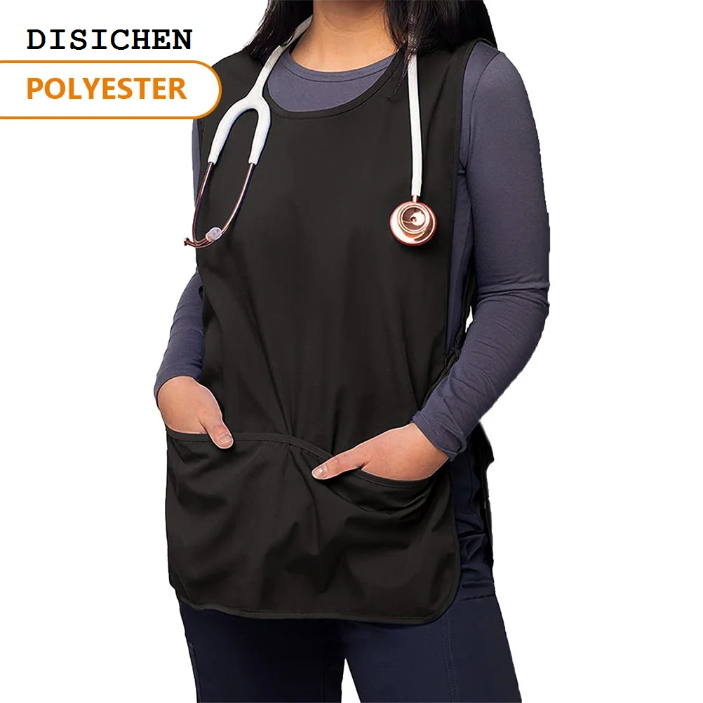DISICHEN 2025 New Decorative Hair Stylist Apron For Barber Salon Aprons Hairdressing Women's Waistcoats
