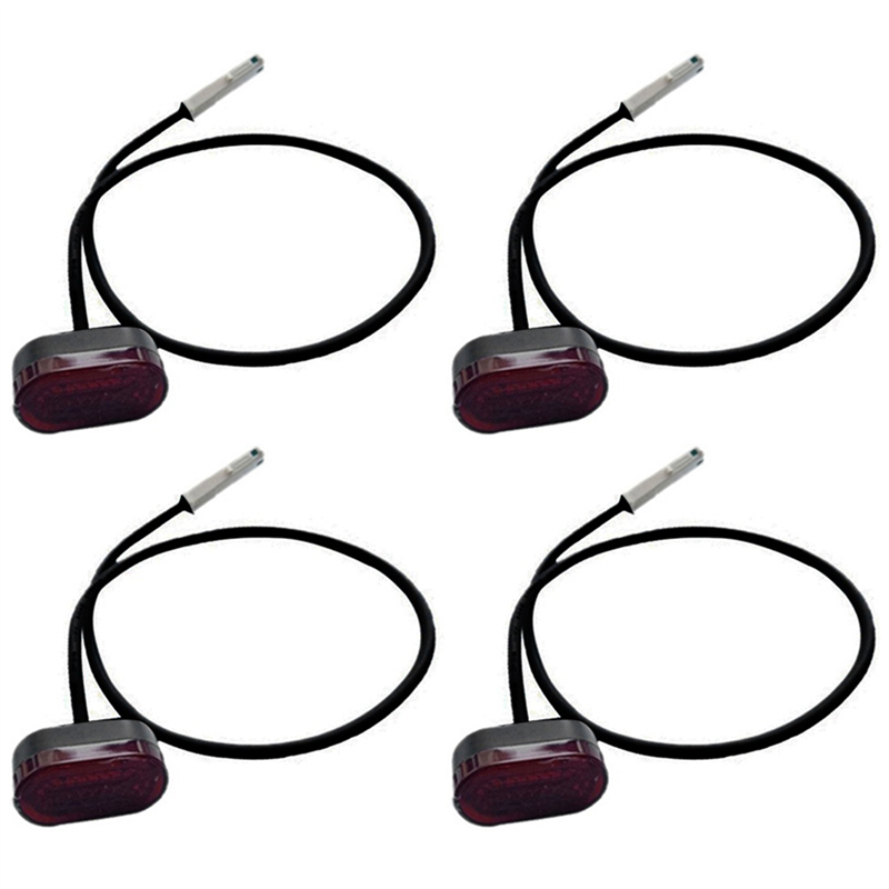 FORIDE 4X Electric Scooter Tail Light Warning Lamp LED Rear Light for MAX G30