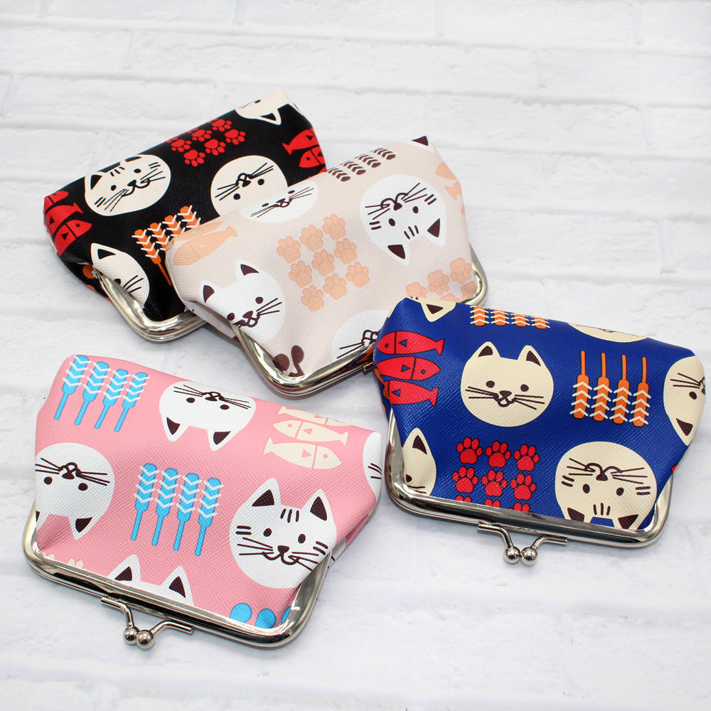 Lightweight Cartoon Coin Purses Trendy Compact Colorful Women Mini Wallets Portable Kids Clutch Money Bags for Daily use
