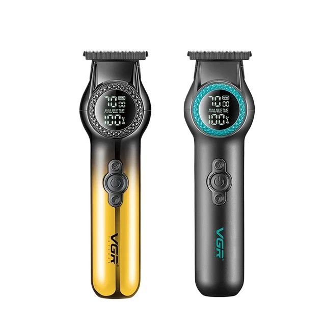 V-990 Ultra-Premium Zero Gapped Professional 2 Speed Hair Trimmer Ceramic & Powder Metallurgic Blade Digital Display 2000mAh Lithium Battery Cord/Cordless Type-C USB Charge 200 Min Runtime