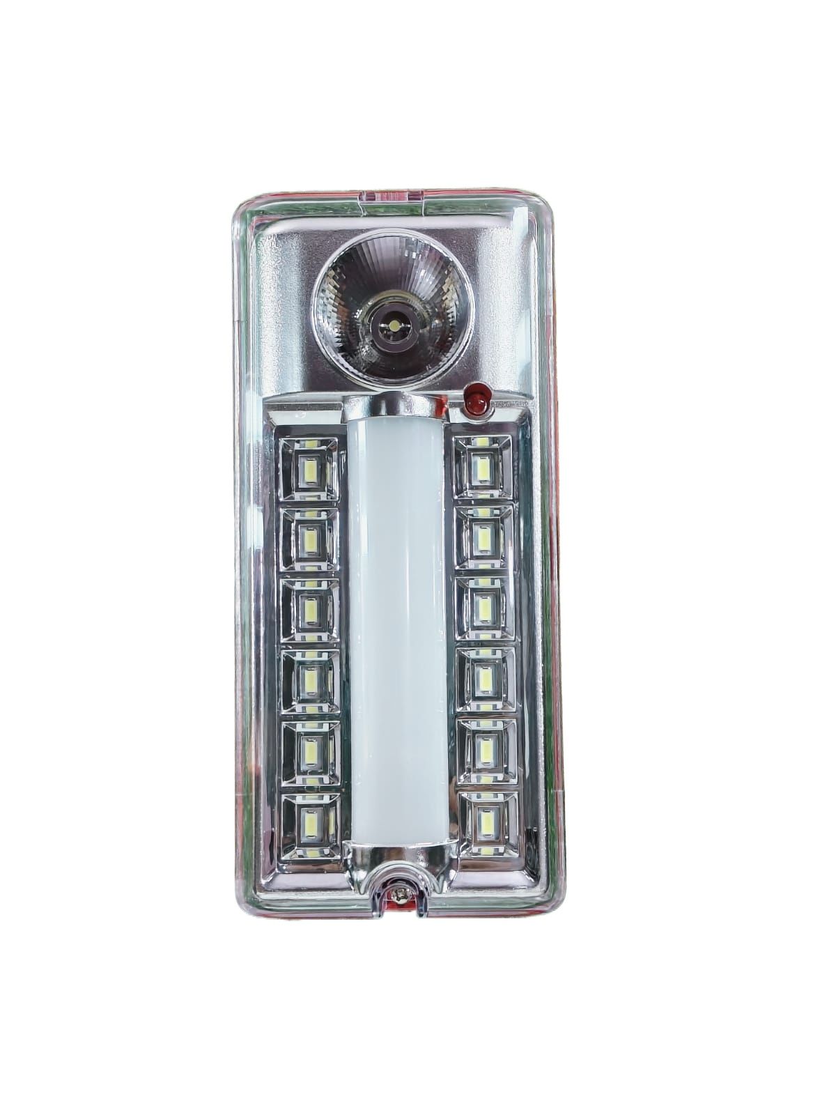 Silvertek Rechargeable Handy Light ST-3325G | 3 Watt LED Torch | Solar & USB Charging Option | Emergency Lantern with Torch & High Light | Long Operating Time | Rechargeable Battery
