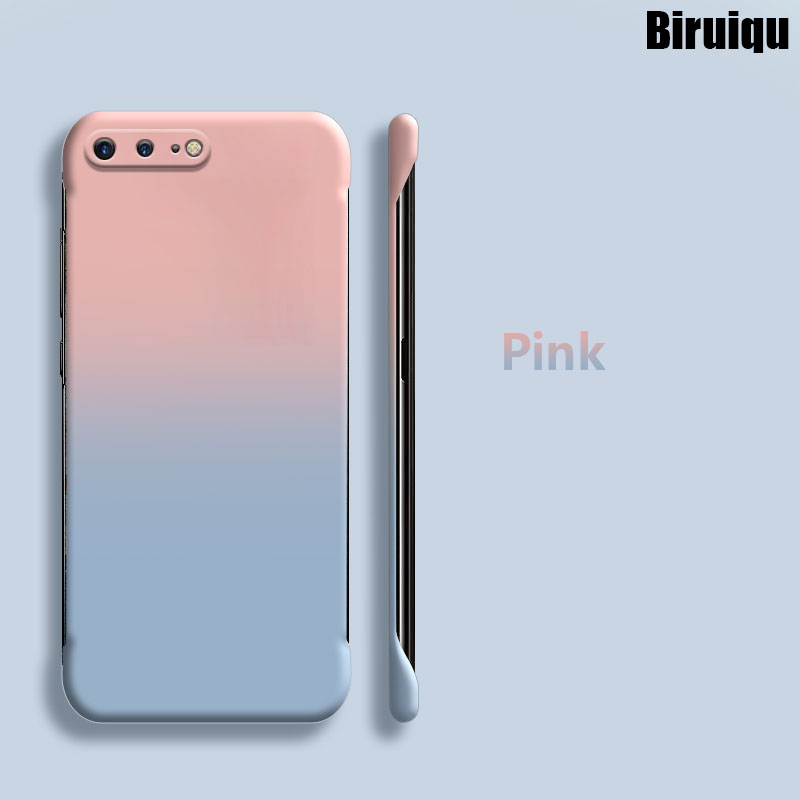 Biruiqu For iPhone 17e Bezel-less Case Magnetic Attachment Slim Heat Dissipation PC Phone Case