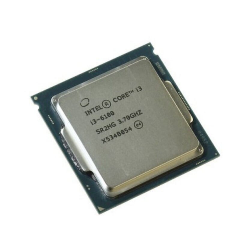 Intel Core i3-6100 6th Generation 3.7 GHz LGA 1151 Socket 2 Cores 4 Threads 3 MB Smart Cache Desktop Processor
