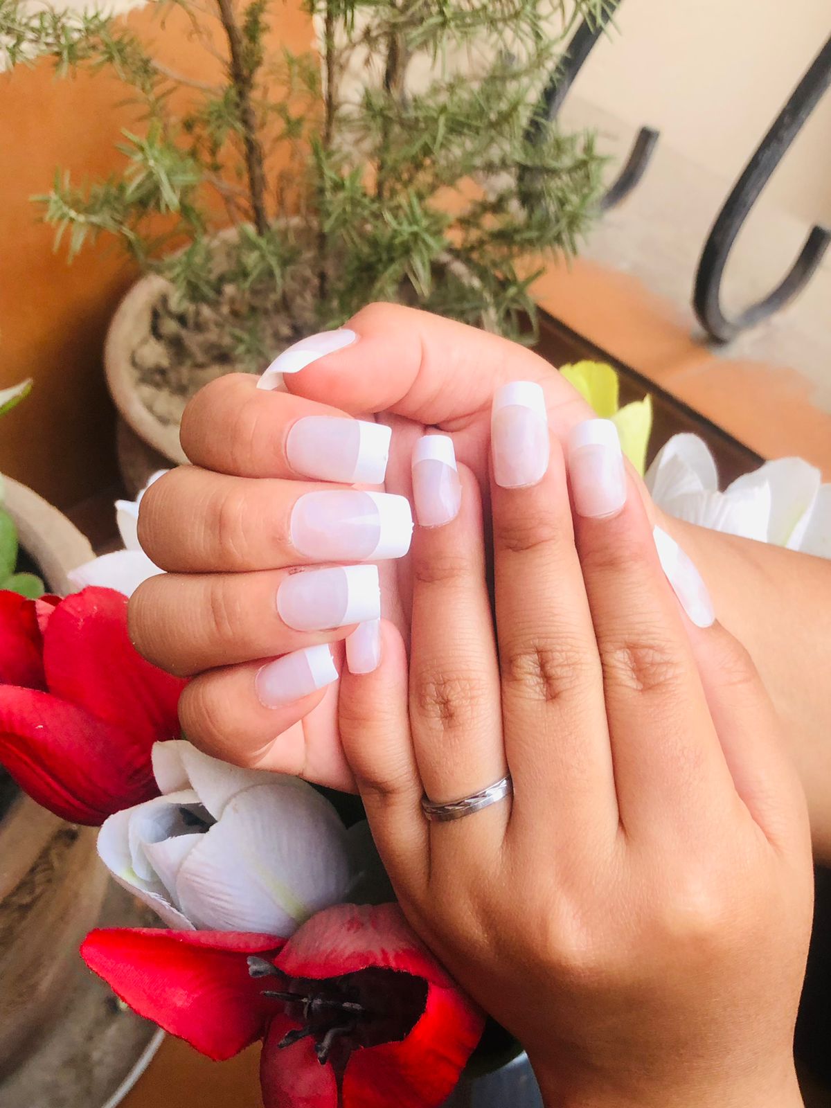 24 Pieces Fairy Nude Press On Nails - Casual Nails With Tape Glue