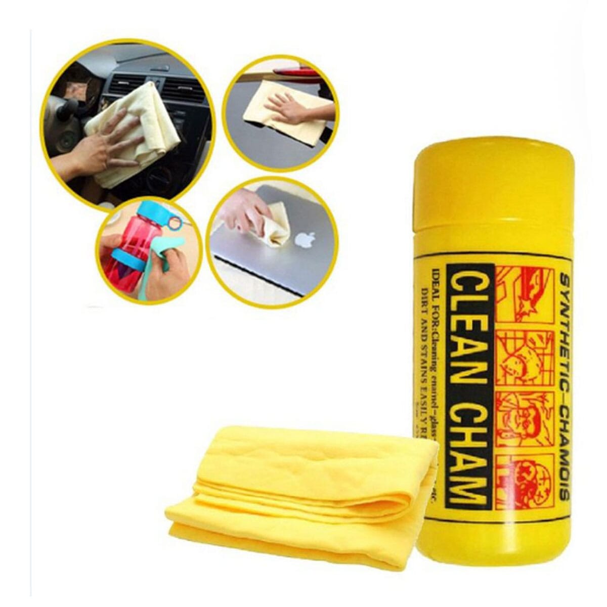 Clean Cham Synthetic Chamois Highly Water Absorb Cloth