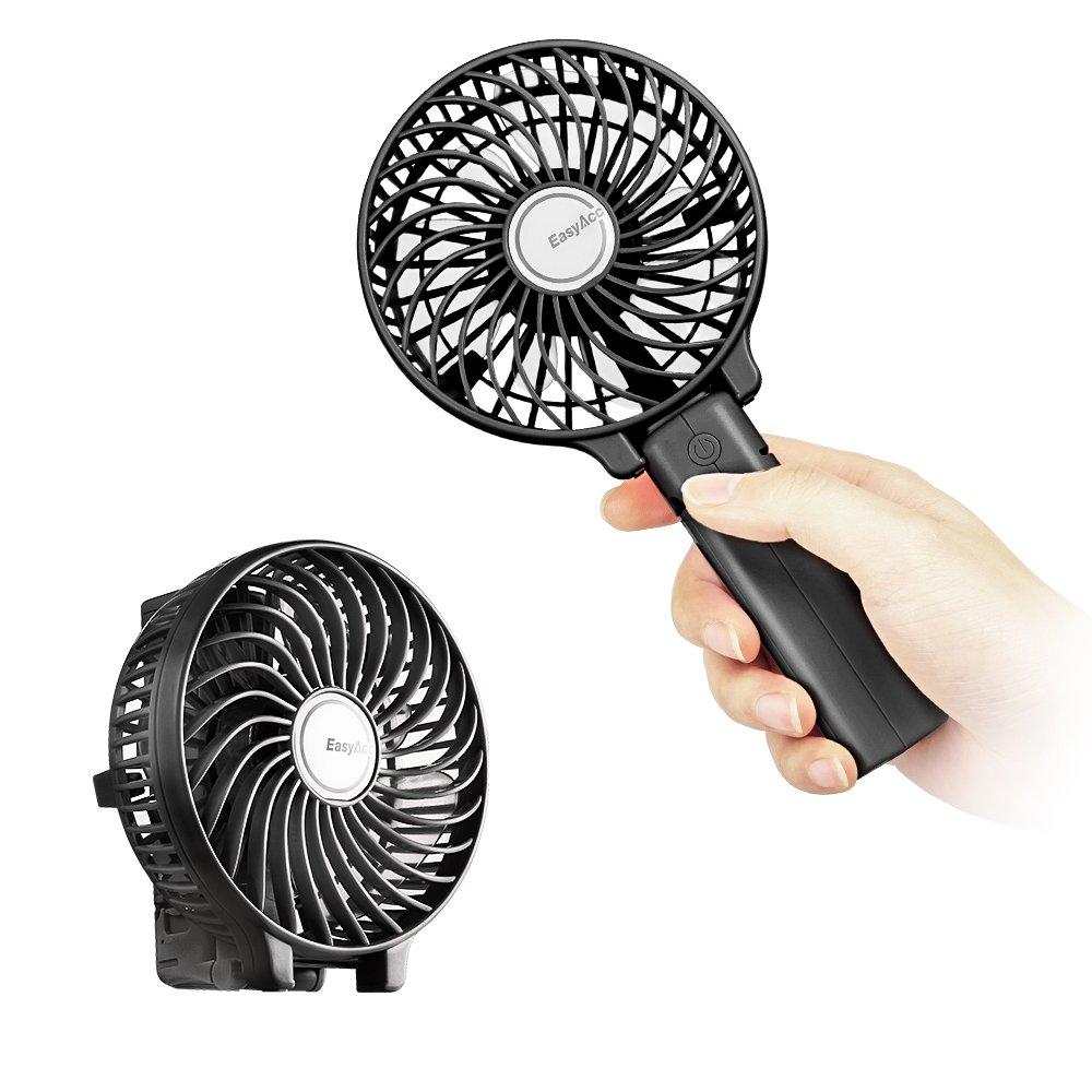 Handheld Electric Mini Portable Outdoor Fan With Rechargeable 2600 Mah Battery