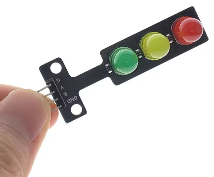 Mini 5V Traffic Light LED Display Module for Arduino Red Yellow Green 5mm LED RGB -Traffic Light for Traffic Light System Model