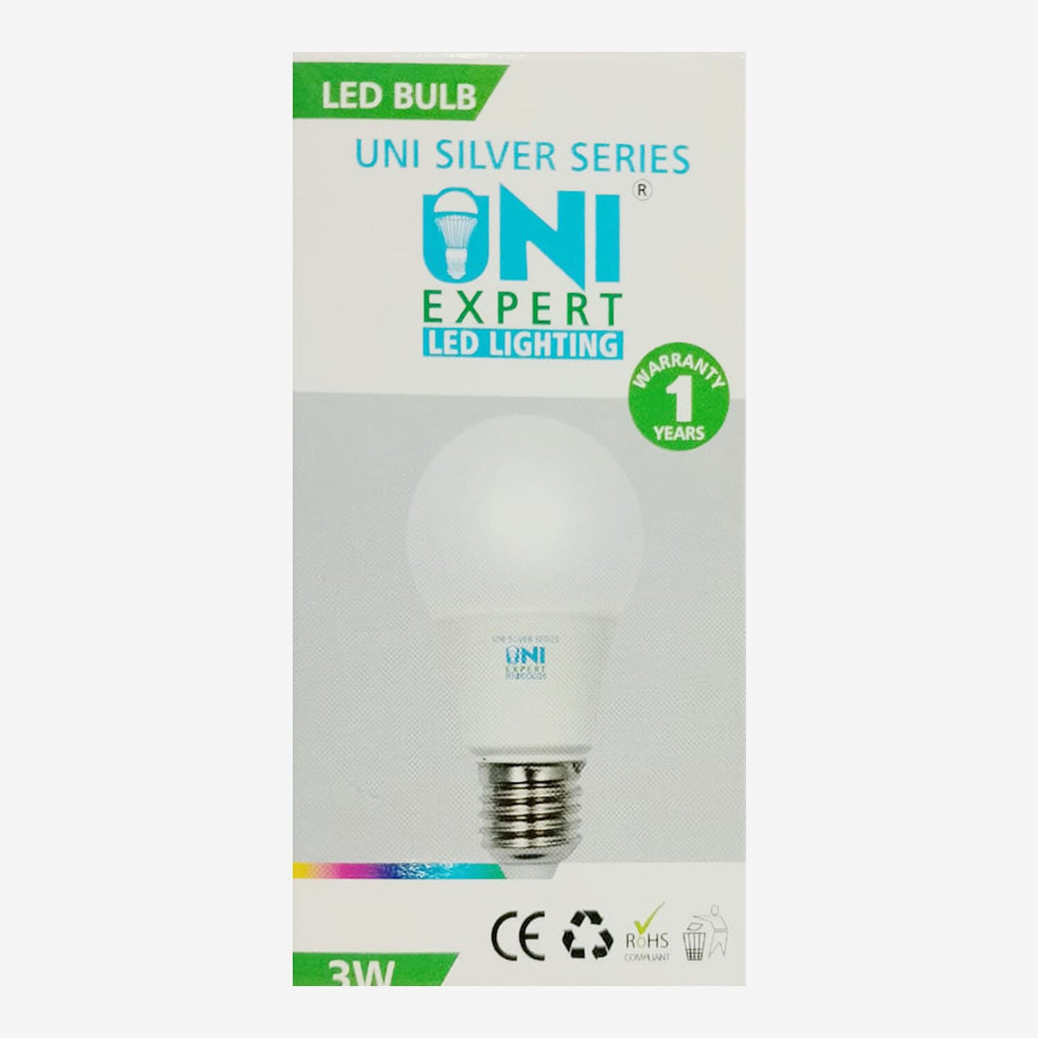 UNI SILVER SERIES LED BULB 3W