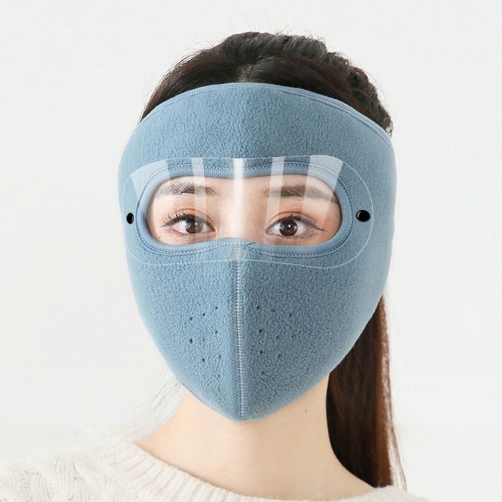 New Unisex Face Mask Windproof HD Goggles Breathable Mask Antifog Motorcycling Cycling Cap Snowboarding